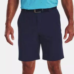 Under Armour Drive Khaki Shorts Navy Blue Size 34